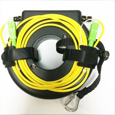 China Single Mode G652D Launch Cable Box Ring Type 9um 1000m SC / APC OTDR for sale