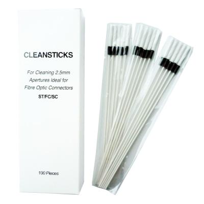 China Connector 2.5mm Optic Fiber Cleaning Sticks For ST FC SC for sale
