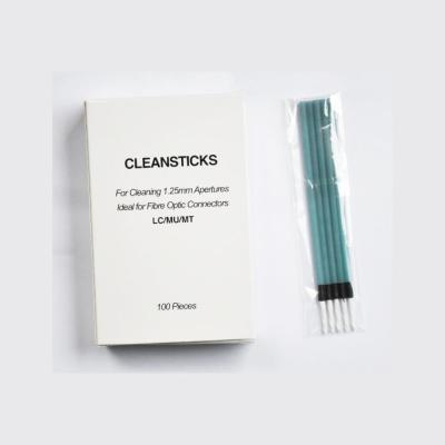China 1.25mm Apertures Fiber Optic Cleaning Sticks Ideal For LC / MU / MT Connector for sale
