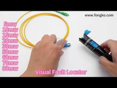 650nm 5~80mw VFL Pen Red Laser 3D Visual Fault Locator FP LD Optic Cable