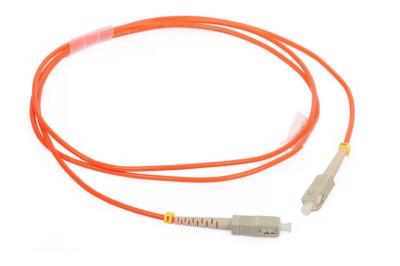 China OM1 OM2 Fiber Optic Cable SC UPC To SC UPC Multimode Simplex for sale