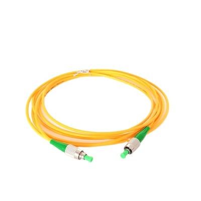China Single Mode Simplex Fiber Optic Patch Cable OS2 FC APC To FC APC Fiber Patch Cord for sale