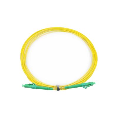 China Simplex OS2 Optical Fiber Patch Cord LC APC To LC APC fiber optic cable for sale