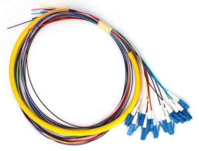 China Sc LC FC APC Upc FTTH Pigtail Simplex Duplex Fiber Optic Patch Pigtail For Optical Network for sale