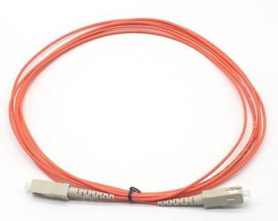 China Multimode Om1 Om2 Fiber Jumper Cable Simplex Sc LC Connector Optical Patch Cord for sale