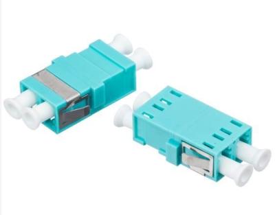 China LC Upc To LC Upc Duplex Om3 adapter Plastic Standard Or Hybrid Fiber Optic Connector Adapter for sale