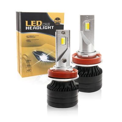 China Car head light LED H11 Three-color LED headlights  automotive headlamp  foglight 12-36V A modified lamp for sale
