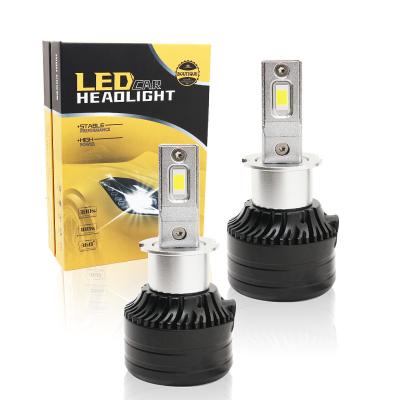 China Car headlights H3  6500K 12-36V LED  head light Bulb product system And the  3000LM 30W front fog lamp for sale