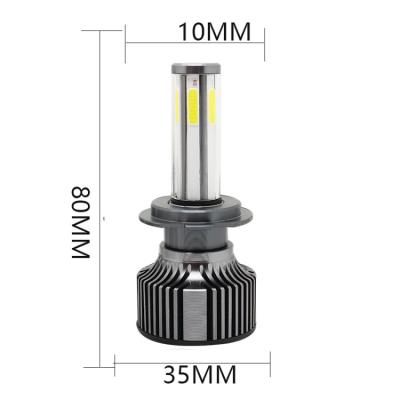 China H11 H8 H4 H7 High Lumens Automotive LED Headlight 9006 Replacement for sale