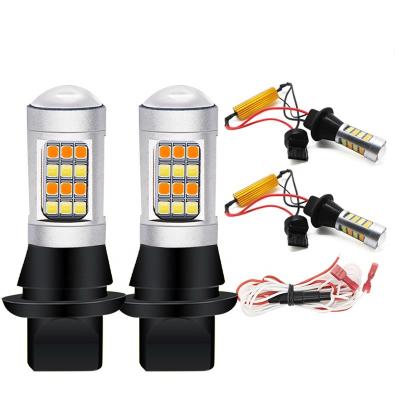 China 2835 42SMD Double Color Led Brake Light Turn Signal 7440 T20  CANBUS To Prevent The Stroboscopic for sale