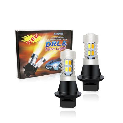 China 5630 20SMD Led Turn Signal Bulbs Double Color 7440 T20 BA15S 1156 BAU15S for sale