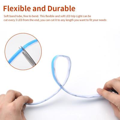 China 5050 30cm 12V DRLled Flexible Tube Lights For Cars LED Neon RGB With Remote Control for sale