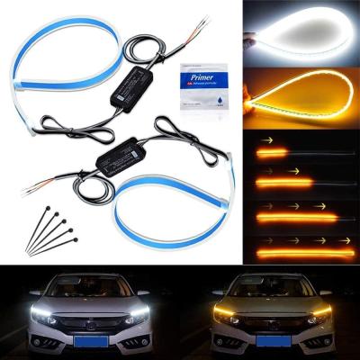 China Flowing Bar Silicone Drl Daytime Running Lights 45CM 17.7