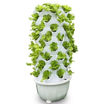 China 65L 6 8 10 Layer Aeroponic Tower Garden Vertical Hydroponic Growing System à venda