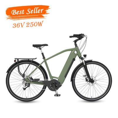 China 250watt 36v Electric City Bike 27.5 Inch Aluminum Alloy Hydraulic Disc Brake à venda