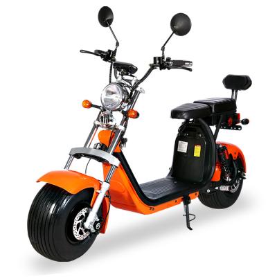 China Mini Electric Moped Scooter Bike E Bike 72v 60km EEC COC Citycoco 1500w Fat Tire for sale