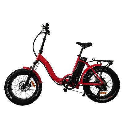 China 20 Inch 350w Folding Electric Bike 30mph 36v 48V For Adults Heavy Rider for sale