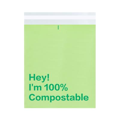 中国 印刷される急使色のための防水堆肥化可能布のパッキング袋 販売のため
