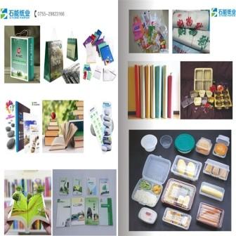 China RBD350 Stone Paper Biodegradable Customized For Cover Page Origami for sale