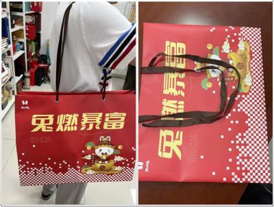 Chine RPD180um a réutilisé le papier en pierre pour le sac à provisions de livre d'images à vendre