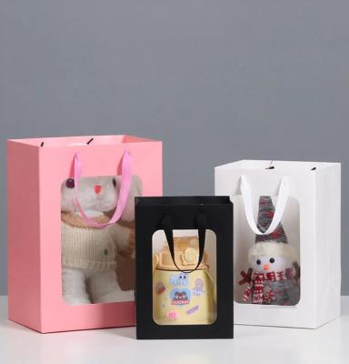 China Transparent Stone Paper Packaging CaCo3 HDPE For Hand Gift Bag for sale