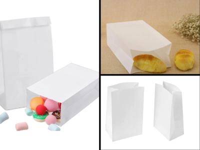 China Moisture Proof Grease Proof Folding Paper Packaging Fast Food Bag for sale