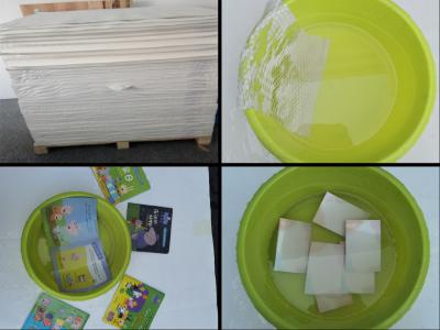 China Customized Waterproof White Recycled Stone Paper Rich Mineral Sythetic Paper for packaging children book for sale