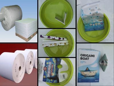 China White Stone Powder & HDPE High Smoothness Paper Sheets biodegradable for packaging for sale