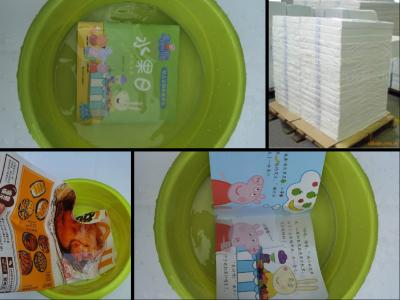 Китай Подгонянный материал каменного разрыва листов бумаги Biodegradable водоустойчивого устойчивый творческий для упаковки и книги продается