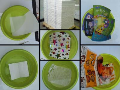 China Espessura de empacotamento dobrável biodegradável Rich Mineral Rock Paper Eco-Friendly do filme 50um-400um para artigos de papelaria à venda