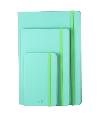 China 500pcs MOQ Macaron Skin Hardcover Notebook With White Inner Pages For Business en venta