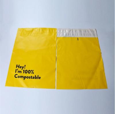 China Custom Plant Based Compostable Poly Mailer Plastic Envelopes Tear Proof for sale