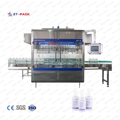 China 1.5kw Ss304 Gravity Bottle Filling Machine 500ml 6 Head Liquid Filling Machine for sale