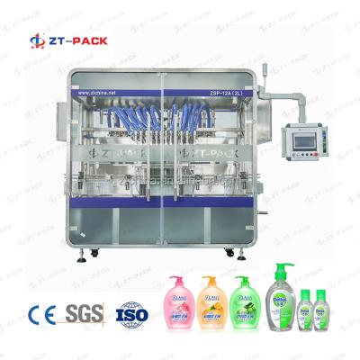 China Automatic Hand Sanitizer Gel Filler Machine For Liquid Detergent Laundry Hand Wash Bleach Filling for sale