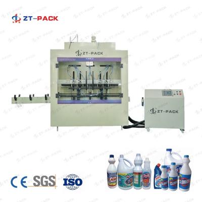 China Automatic HCL Corrosive Liquid Packaging Line For Clorox Harpic Liquids for sale
