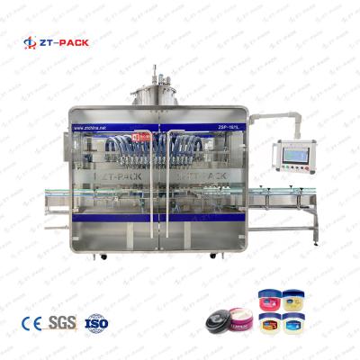China Auto Jelly Filling Machine for Vaseline Lotion Shampoo Wax Cream Packing Line for sale