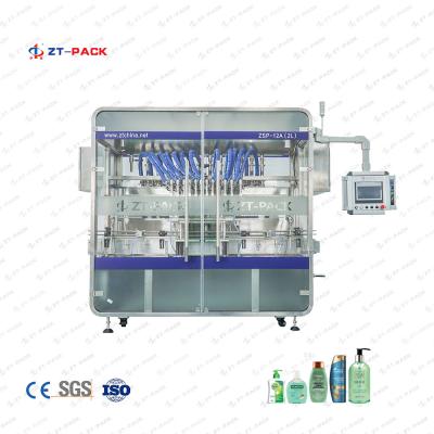 China SUS316 Liquid Soap Dishwasher Detergent Gel Viscous Liquid Chemical Cleaning Product Filling Capping Machines for sale