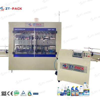 China 100ml Toilet Cleaner Liquid Filling Machine 0.5l 4000BPH Harpic Bottle Filling Machine for sale