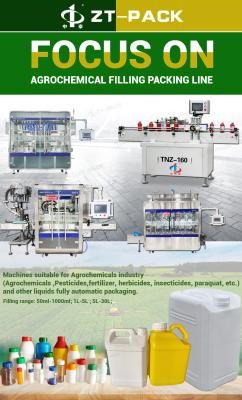 中国 自動Agrochemical液体のびん詰めにする機械5l除草剤の液体の充填機 販売のため