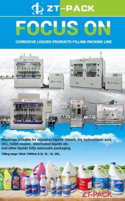 中国 30l液体のびん詰めにする機械腐食性の液体への50mlは自動充填機をびん詰めにする 販売のため
