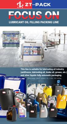 China Pneumatic Liquid Bottling Machine 1000kg 100ml Lubricant Filling Line for sale