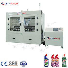 China Household Detergent Volumetric Servo Liquid Filling Machine Multi Head for sale