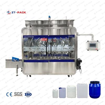 China 25l Automatic Drum Filling Machine 5L 16L 18L 20L 30L Equipment For Net Weight Load Cell for sale