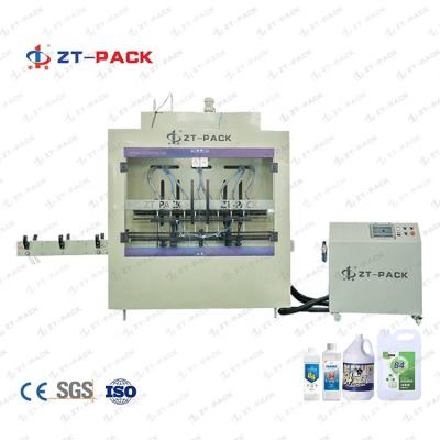 China 1kw HCL Automatic Liquid Filling Line 2000bph Acid Filling Machines for sale