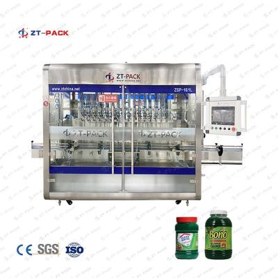 China 2.2kw 8 Head Liquid Filling Machine 50hz 5l Volumetric Bottle Filler for sale