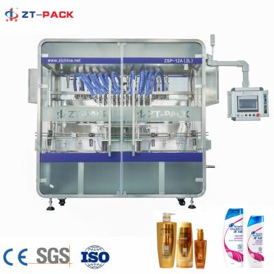 China 100-1000ml Servo Ss304 Shampoo Detergent Lotion Liquid Soap Bottle Filling Machine for sale