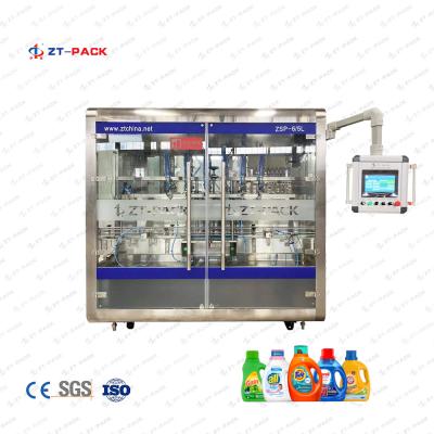 China 0.6-0.8mpa máquina de embotellado detergente del limpiador del retrete de la máquina de rellenar 5l en venta