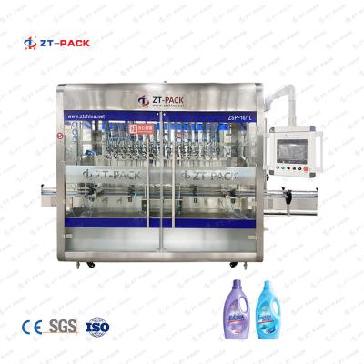 China 6 8 Head Bottle Filling And Capping Machine Flat Paste Liquid Filling Machine for sale