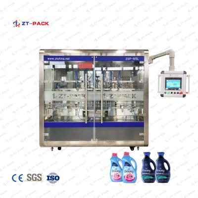 China 100ml To 5l Detergent Filling Machine 1000bph Liquid Detergent Packing Machine for sale