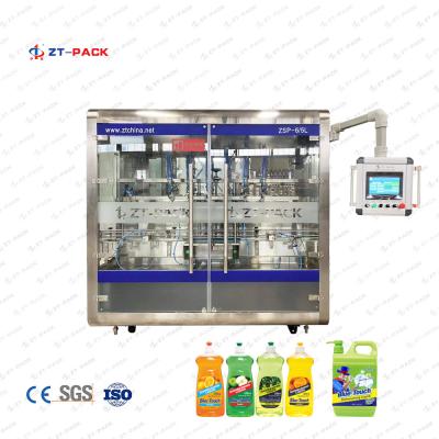 China 2.5kw Automatic Shampoo Filling Machine 3KW 1000ml Dish Wash Liquid Filling Machine for sale